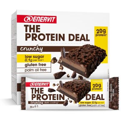 Enervit The Protein Deal - Barretta Doppio Cioccolato Enervit The Protein Deal - Barretta Doppio Cioccolato