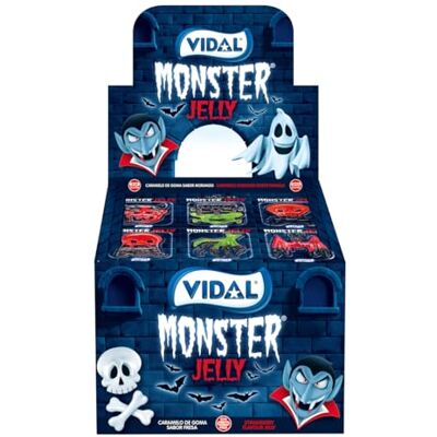 Vidal Caramelle Gommose Monster Jelly Mostri Gommosi 66 pezzi 11 g Senza Glutine Vidal Caramelle Gommose Monster Jelly Mostri Gommosi 66 pezzi 11 g Senza Glutine