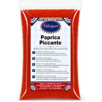 HOME LINE Paprika Piccante in Polvere per Carni, Salse e Patate, 250 g Per stufati, legumi, riso, uova e marinature; consistenza fine per distribuire il gusto deciso nelle preparazioni HOME LINE Paprika Piccante in Polvere per Carni, Salse e Patate, 250 g Per stufati, legumi, riso, uova e marinature; consistenza fine per distribuire il gusto deciso nelle preparazioni