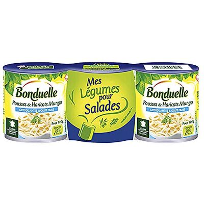 Bonduelle Germogli di Fagioli Mung Delicati Francesi, 3x200g Bonduelle Germogli di Fagioli Mung Delicati Francesi, 3x200g