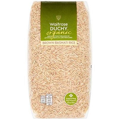 Waitrose Riso Basmati Integrale Bio 1kg Waitrose Riso Basmati Integrale Bio 1kg