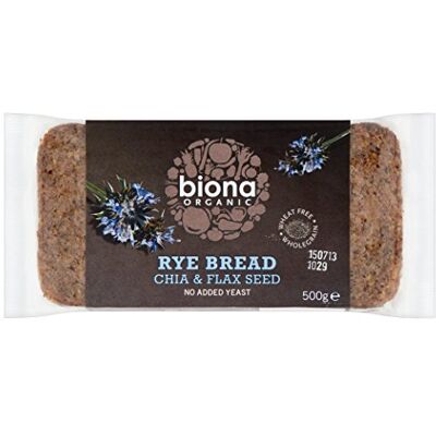 Biona Pane di Segale Biologico con Chia e Semi di Lino Biona Pane di Segale Biologico con Chia e Semi di Lino