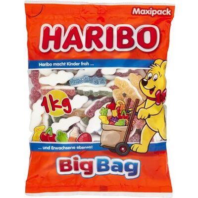 HARIBO Coccodri Frizz, Caramelle Gommose Frizzanti, Gusto Frutta, 1 Kg HARIBO Coccodri Frizz, Caramelle Gommose Frizzanti, Gusto Frutta, 1 Kg