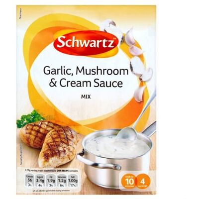 Schwartz Salsa di aglio e funghi, confezione da 8 Schwartz Salsa di aglio e funghi, confezione da 8