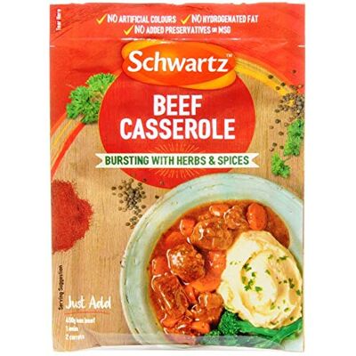 Schwartz Gamma di salse a pacchetto (casseruola di manzo 3 x 43g) Schwartz Gamma di salse a pacchetto (casseruola di manzo 3 x 43g)