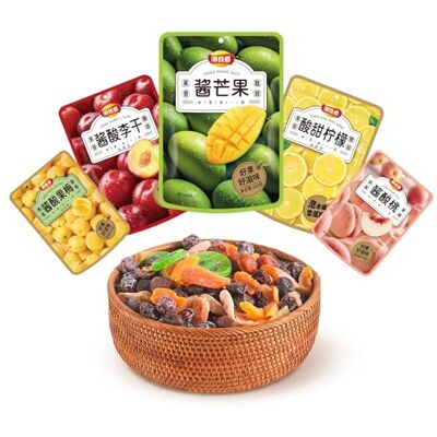 KLYso Snack Di Frutta Secca Mista Confezione Da 30 (70 G/sacchetto), Varietà 5 Gusti: Fragola, Mango, Prugna, Conserve Naturali, Crostata Dolce Gommosa(Flavor 1) KLYso Snack Di Frutta Secca Mista Confezione Da 30 (70 G/sacchetto), Varietà 5 Gusti: Fragola, Mango, Prugna, Conserve Naturali, Crostata Dolce Gommosa(Flavor 1)