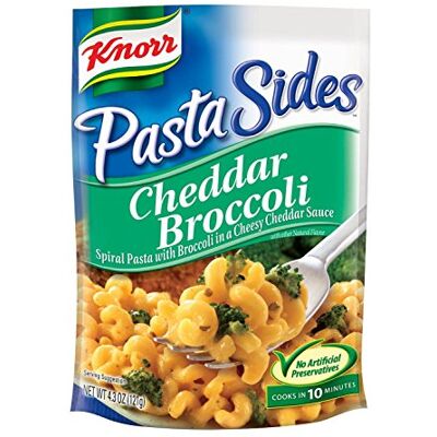Knorr Contorni di pasta: broccoli cheddar (confezione da 4) sacchetti da 121,9 g Knorr Contorni di pasta: broccoli cheddar (confezione da 4) sacchetti da 121,9 g