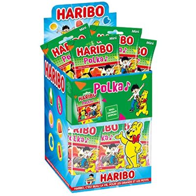 HARIBO Polka, Caramelle Gommose, Gusto Frutta E Liquirizia, 1200gr HARIBO Polka, Caramelle Gommose, Gusto Frutta E Liquirizia, 1200gr
