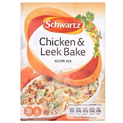 Schwartz Pollo E Porri Ricetta Cuocere Miscela (35g) (Confezione da 6) Schwartz Pollo E Porri Ricetta Cuocere Miscela (35g) (Confezione da 6)