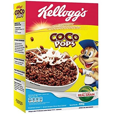 Kellogg's Coco Pops Cereali 400 G Kellogg's Coco Pops Cereali 400 G