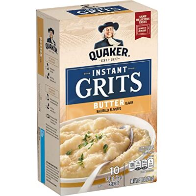 Quaker Grana istantanea, burro, pacchetti da 27,8 g, (confezione da 10) Quaker Grana istantanea, burro, pacchetti da 27,8 g, (confezione da 10)