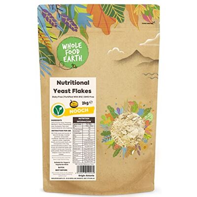 Wholefood Earth Fiocchi di lievito alimentare, 2 kg Wholefood Earth Fiocchi di lievito alimentare, 2 kg