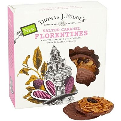 Thomas J Fudge's Salate Fiorentini Caramello Del Fondente 8 Per Confezione (Confezione da 2) Thomas J Fudge's Salate Fiorentini Caramello Del Fondente 8 Per Confezione (Confezione da 2)