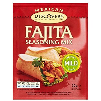 Santa Maria Messicano Fajita Condimento Mix Lieve (30g) (Confezione da 6) Santa Maria Messicano Fajita Condimento Mix Lieve (30g) (Confezione da 6)