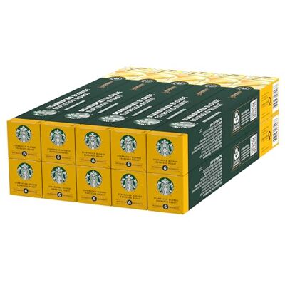 Starbucks Blonde Espresso Roast by Nespresso Caffè, 10 confezioni da 10 capsule (100 capsule compatibili Nespresso) Starbucks Blonde Espresso Roast by Nespresso Caffè, 10 confezioni da 10 capsule (100 capsule compatibili Nespresso)