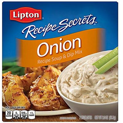 Lipton Recipe Secrets Confezione da 3 ricette per zuppa e immersione, confezione da 56,7 g Lipton Recipe Secrets Confezione da 3 ricette per zuppa e immersione, confezione da 56,7 g