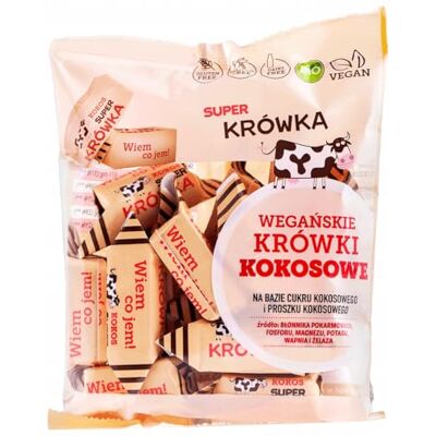 Super Krówka Fudge al cocco BIO senza glutine e senza latticini 150 g Super Krówka Fudge al cocco BIO senza glutine e senza latticini 150 g