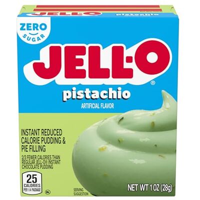 Jell-O Sugar-Free Instant Pudding and Pie Filling, Pistachio, 1-Ounce Boxes (Pack of 6) Jell-O Sugar-Free Instant Pudding and Pie Filling, Pistachio, 1-Ounce Boxes (Pack of 6)