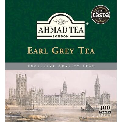 Ahmad Tea - Earl Grey - Pack 6 - 600 Bustine di Tè - Tè Ahmad Tea - Earl Grey - Pack 6 - 600 Bustine di Tè - Tè