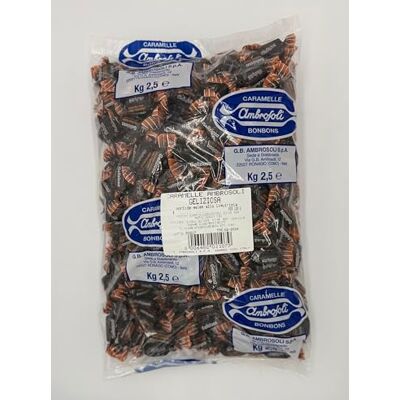 Ambrosoli Caramelle Gelée alla Liquirizia 2,5 kg – Formato Scorta per Bar e Vendita Sfusa Ambrosoli Caramelle Gelée alla Liquirizia 2,5 kg – Formato Scorta per Bar e Vendita Sfusa