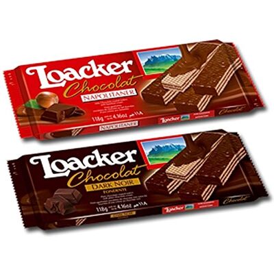 Loacker Wafer al Cioccolato Classic Chocolat Napolitaner 118 gr. Loacker Wafer al Cioccolato Classic Chocolat Napolitaner 118 gr.