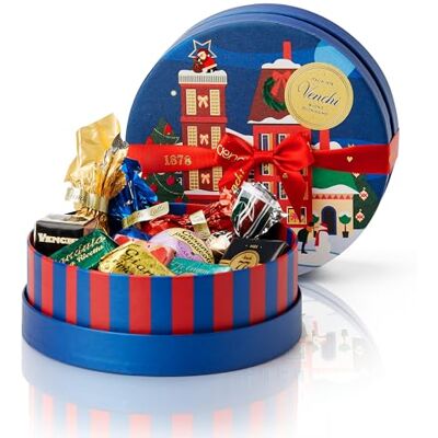 Venchi , Cappelliera Piccola, Regalo Natale con Cioccolatini Assortiti, con "Nocciola Piemonte IGP", Edizione Limitata, 126 Gr, Senza Glutine, Senza Coloranti e Conservanti, Idea regalo Venchi , Cappelliera Piccola, Regalo Natale con Cioccolatini Assortiti, con "Nocciola Piemonte IGP", Edizione Limitata, 126 Gr, Senza Glutine, Senza Coloranti e Conservanti, Idea regalo