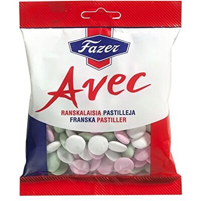 Fazer Avec Ranskalaisia Pastilleja (French Pastilles) Mint Chocolates Bag (150g) Fazer Avec Ranskalaisia Pastilleja (French Pastilles) Mint Chocolates Bag (150g)