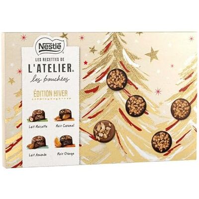 NESTLE Nestlé L'Atelier Les Bouchées Edition Inverno Piccolo assortimento 190 g NESTLE Nestlé L'Atelier Les Bouchées Edition Inverno Piccolo assortimento 190 g