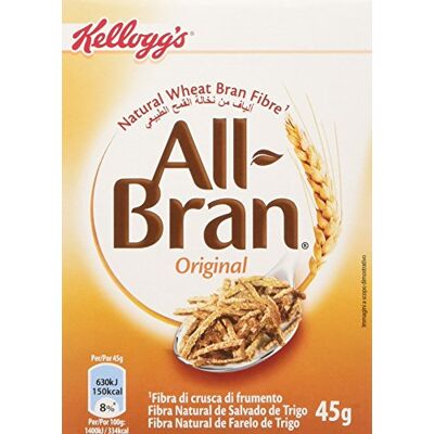 Kellogg's All Bran Cereali e Muesli Confezione da 40 x 45 gr Kellogg's All Bran Cereali e Muesli Confezione da 40 x 45 gr