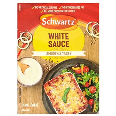 Schwartz Salsa bianca liscia e gustosa, 25 g (confezione da 2) Schwartz Salsa bianca liscia e gustosa, 25 g (confezione da 2)