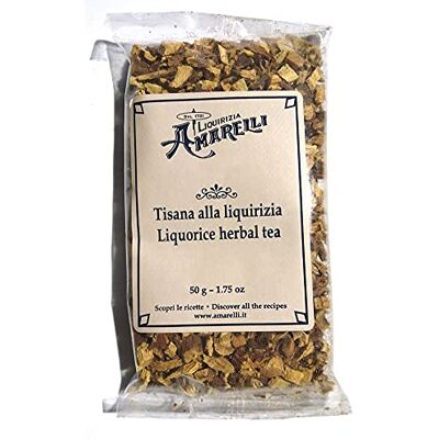 AMARELLI Tisana alla liquirizia sacchetto 50g Liquirizia , prodotto Artigianale Italiano AMARELLI Tisana alla liquirizia sacchetto 50g Liquirizia , prodotto Artigianale Italiano