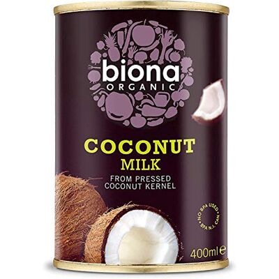 Biona Coconut Milk Organic 6 x 400ML Biona Coconut Milk Organic 6 x 400ML