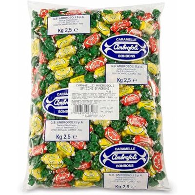Ambrosoli Caramelle Arancia e Limone in sacchi da kg. 2,5 Ambrosoli Caramelle Arancia e Limone in sacchi da kg. 2,5