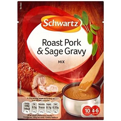 Schwartz Carne Di Maiale E Salsa Salvia Bustina 25g (Confezione da 2) Schwartz Carne Di Maiale E Salsa Salvia Bustina 25g (Confezione da 2)