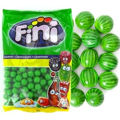 Fini Gomme da masticare all'anguria, 250 pezzi, originale, 1600 g Fini Gomme da masticare all'anguria, 250 pezzi, originale, 1600 g