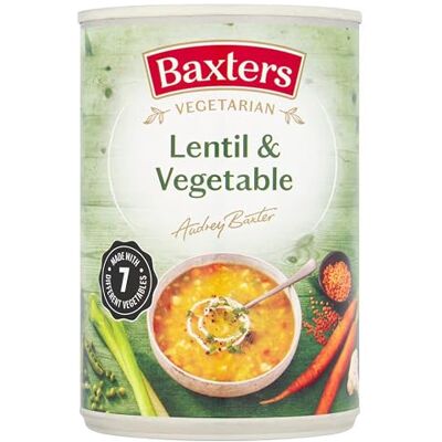 Baxters Zuppa vegetariana di lenticchie e verdure 400G Baxters Zuppa vegetariana di lenticchie e verdure 400G