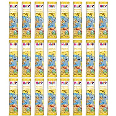 HiPP Barrette Ai Cereali Bio, Gusto Mela, Biscotto E Vaniglia, 24 Pezzi da 20 G Ciascuno 480 g HiPP Barrette Ai Cereali Bio, Gusto Mela, Biscotto E Vaniglia, 24 Pezzi da 20 G Ciascuno 480 g