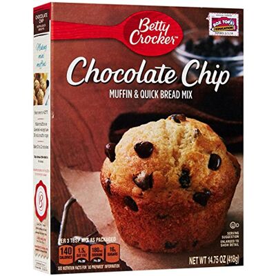 Betty Crocker Muffin Mix-Chocolate Chip-418,2 g Betty Crocker Muffin Mix-Chocolate Chip-418,2 g