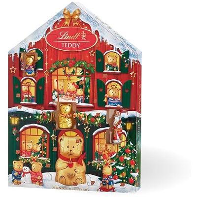 Lindt Calendario Avvento 2026, Calendario dell'Avvento , Teddy, Orsetto, Calendario di Cioccolatini, cioccolatini assortiti, 146g Lindt Calendario Avvento 2026, Calendario dell'Avvento , Teddy, Orsetto, Calendario di Cioccolatini, cioccolatini assortiti, 146g