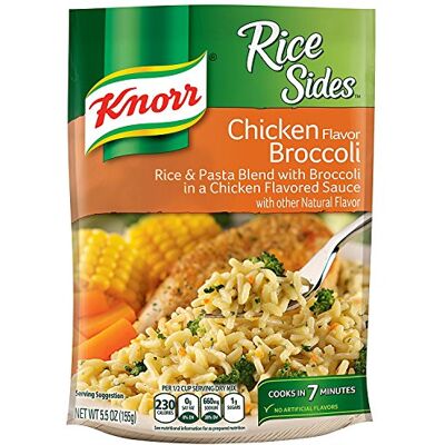 Knorr Rice Sides Piatto di riso per broccoli di pollo, 155,9 g, confezione da 3 Knorr Rice Sides Piatto di riso per broccoli di pollo, 155,9 g, confezione da 3
