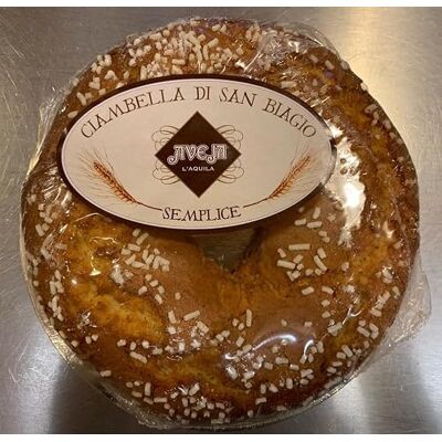 Dolci Aveja Ciambella di San Biagio, Dolce Artigianale Aquilano Tradizionale (500, Senza Latte) Dolci Aveja Ciambella di San Biagio, Dolce Artigianale Aquilano Tradizionale (500, Senza Latte)