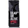 DEAD OR ALIVE Caffè in Grani NR3 Caffè Extra Forte ad Alto Contenuto di Caffeina Miscela Robusta a Tostatura Lenta con la Migliore Crema Chicchi Gourmet Vegani Confezione da 1000g