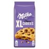 Milka , Cookies XL Choco, Biscotto Maxi Croccante con Golose Pepite di Cioccolato al Latte , con Latte Alpino, Cacao Sostenibile, 184g (8 biscotti da 23g)