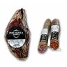 INSIGNIA IBERICA 4.5 Kg Prosciutto Iberico Pata Negra Dissossato + Chorizo ibérico + salsiccia ibérica 1kg, Jamon Iberico Spagnolo – IBERIC BOX D´