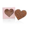 Venchi Collezione San Valentino Lasta di Cioccolato Artigianale Brutto&Buono Nocciolato Latte a Forma di Cuore, 300 g Idea Regalo Senza Glutine