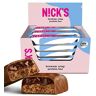 N!CK'S NICKS Barrette Proteiche Keto Brownie   15g di Proteine ​​  188 Calorie   Cheto Barretta Proteica Senza Zucchero Aggiunti Low Carb Cioccolato Snack Senza Glutine (12 Protein bar x 50g)