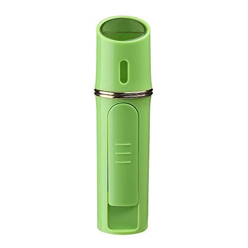 TOMYEER Vaporizzatore Viso Freddo Vapore Umidificatore Atomizzatore Portatile per Donne Uomini Pulizia Verde