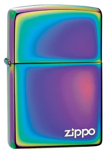 Zippo Accendino ® Classic Multi Color con Logo  , Accendino Antivento Ricaricabile , Realizzato in Metallo con Caratteristico "click" , Multicolor, Made in USA, Ottima Idea Regalo
