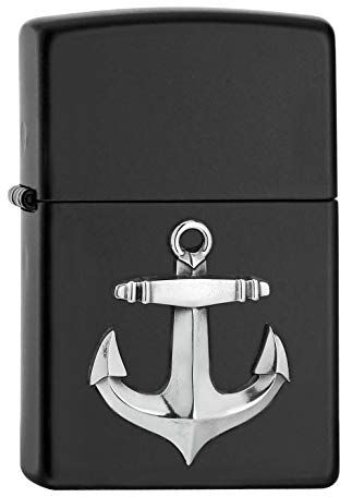 Zippo PL 28378 Anker Mini Emblem Accendino, Ottone, Design, 5,83,81,2