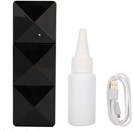 ZJchao Vaporizzatore facciale Cool Mist, Protable USB Nano Handy Mist Spray Umidificatore Atomizzatore idratante e idratante viso per la cura della pelle, trucco, extension ciglia(Nero)